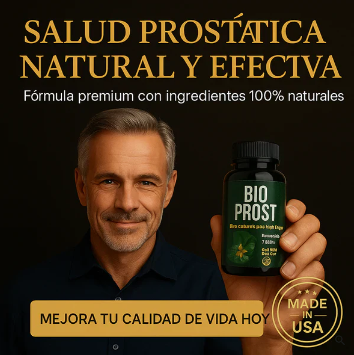 BIO PROST™ – Salud Prostática Natural para Hombres