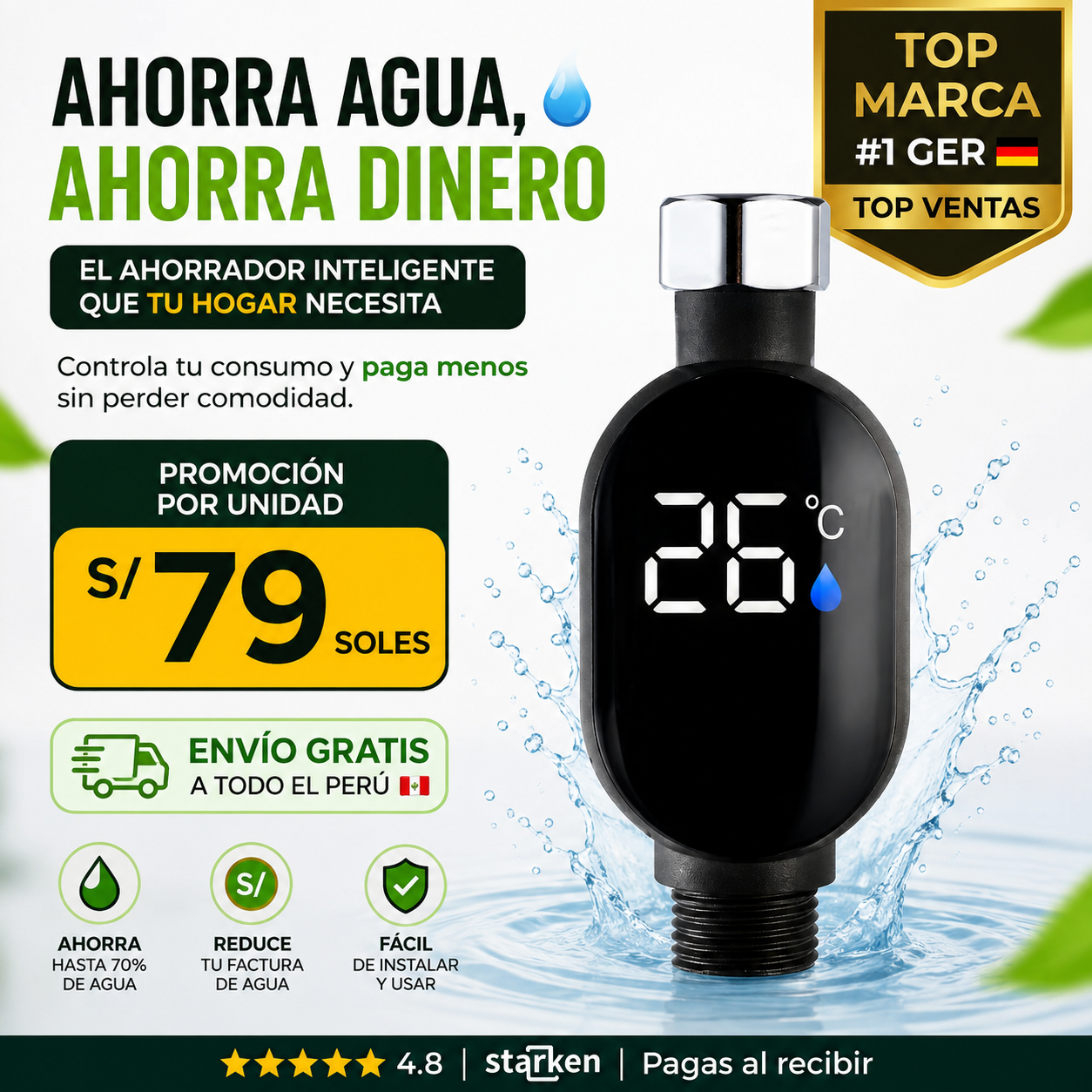 Ahorrador de Agua - Reduce tu cuenta del agua