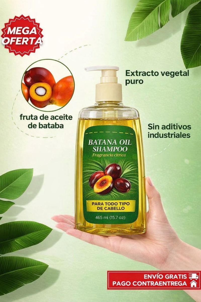 💆🏻♀️¡NUEVO! SHAMPOO Y ACEITE DE BATANA/ TRATAMIENTO CAPILAR🔥2X1