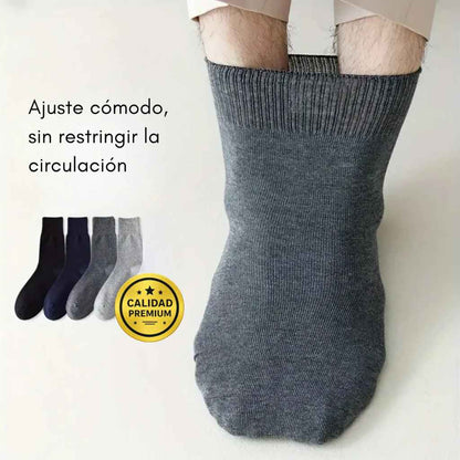 Calcetines Premium Para Diabéticos Sin Costura - No Aprietan ni Dejan Marca (Pack 12 pares)