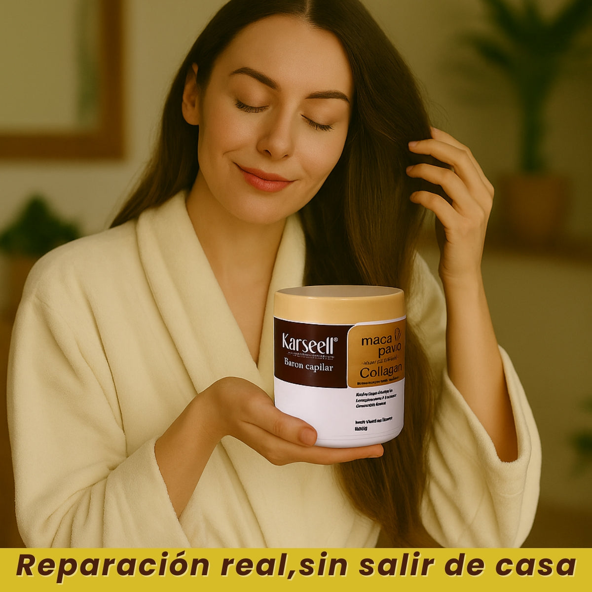 Karseell 🌟 Nutrición pura, brillo real 😍🔥 Mascarilla capilar