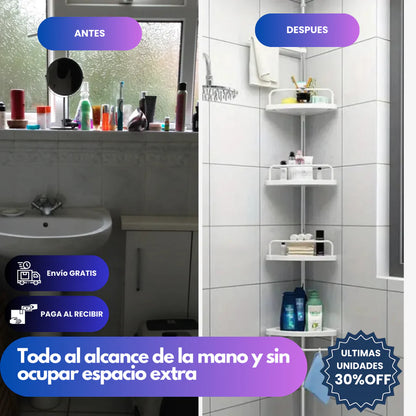 ESQUINERO DE DUCHA AJUSTABLE MULTI USO 🎁envio gratis