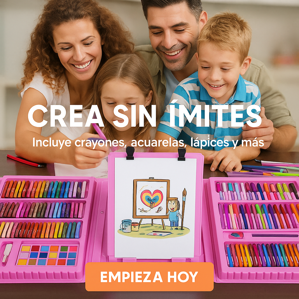 kit dibujo 208 pzas Juego de Pintura 🎁 ENVIO GRATIS 🎁