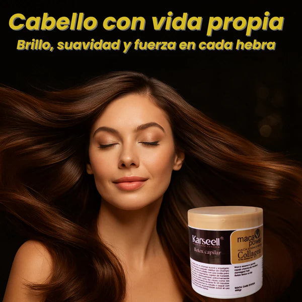 Karseell 🌟 Nutrición pura, brillo real 😍🔥 Mascarilla capilar