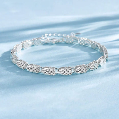 Pulsera de Plata Trebol ☘️| atrae el exito