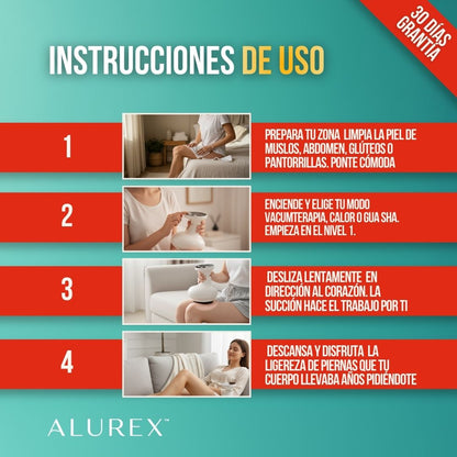MASAJEADOR ANTICELULITIS | ALUREX™ - Piel mas definida ✨