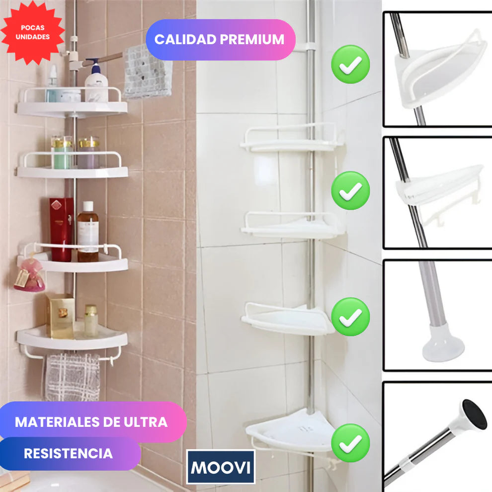 ESQUINERO DE DUCHA AJUSTABLE MULTI USO 🎁envio gratis