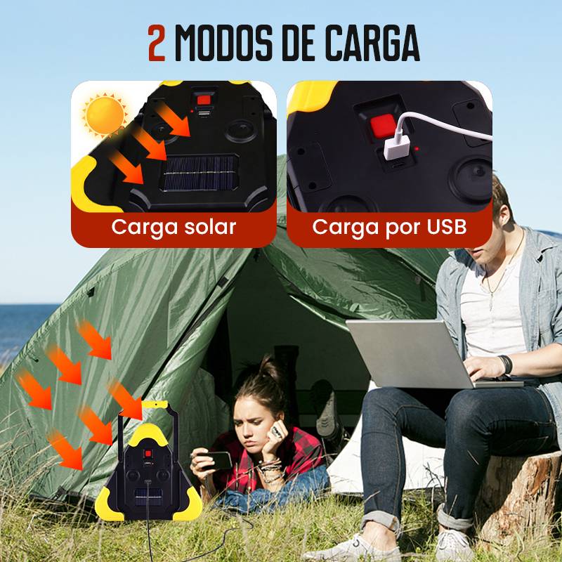TriSafe Solar™ - Luz Solar de Emergencia  y Triangulo de Seguridad 2 en 1
