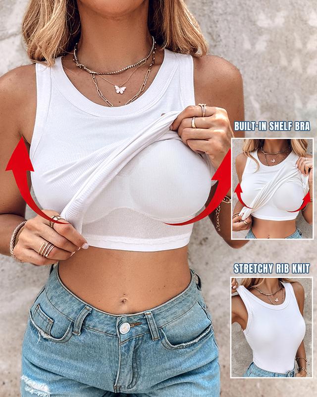 Klara™ -Top + Sujetador Integrado  2 en 1| Ajusta Realza y Moldea(Pack de 3 Tops)❤️