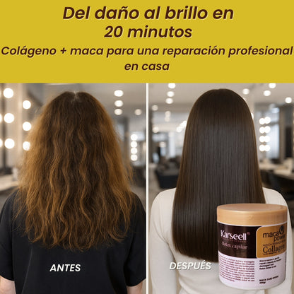 Karseell 🌟 Nutrición pura, brillo real 😍🔥 Mascarilla capilar