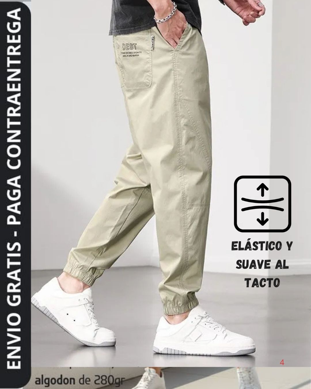 Strong® - Jogger Casual para Caballero Estilo Retro Americano | Envíos gratis