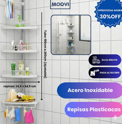 ESQUINERO DE DUCHA AJUSTABLE MULTI USO 🎁envio gratis