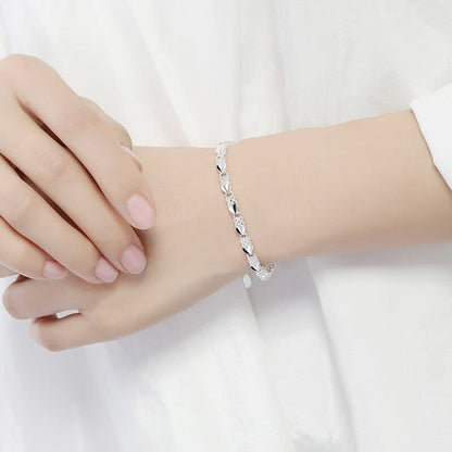 Pulsera de Plata Trebol ☘️| atrae el exito