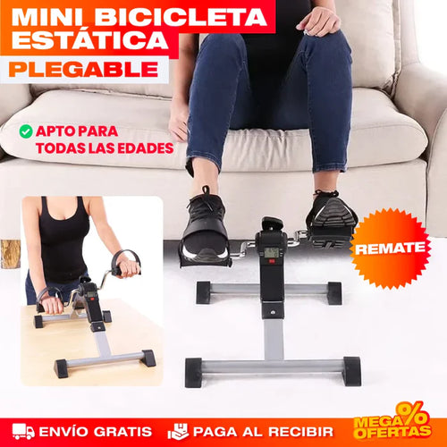 MINI BICICLETA ESTÁTICA PLEGABLE- ejercitate en casa 🚴‍♀️con envio gratis🎁