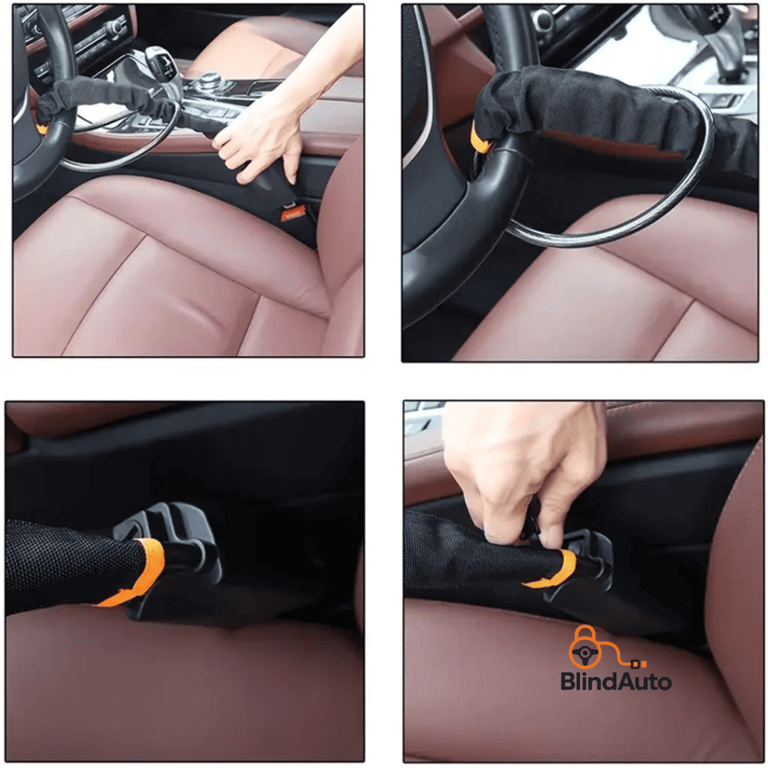 BlindAuto Lock™ - Traba Volante Antirrobo Premium
