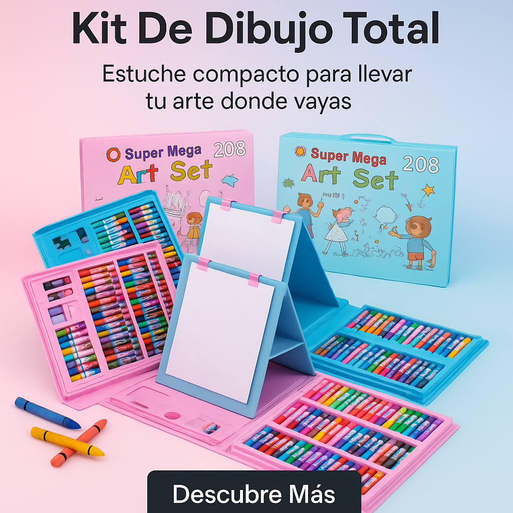 kit dibujo 208 pzas Juego de Pintura 🎁 ENVIO GRATIS 🎁