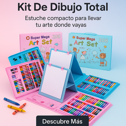 kit dibujo 208 pzas Juego de Pintura 🎁 ENVIO GRATIS 🎁