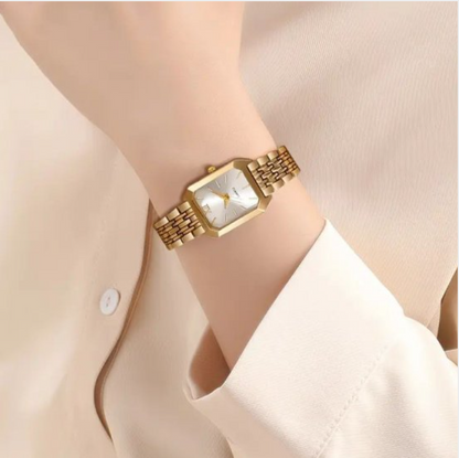 ⌚ Reloj Elegante de Cuarzo Premium ✨+ Brazalete de REGALO 🎁