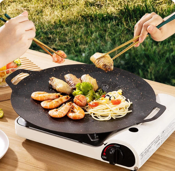 Plancha Coreana Antiadherente 34 cm + REGALO Sorpresa🎁