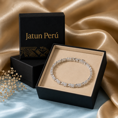 Pulsera de Plata Trebol ☘️| atrae el exito