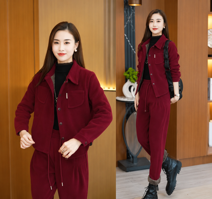 Conjunto Térmico Afelpado Mujer | Abrigo Premium para Invierno - Otoño