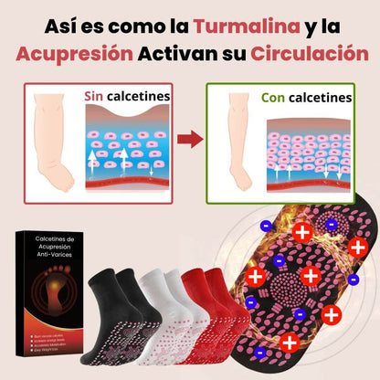 Calcetines de Acupresión Anti-Varices - Alivio al instante
