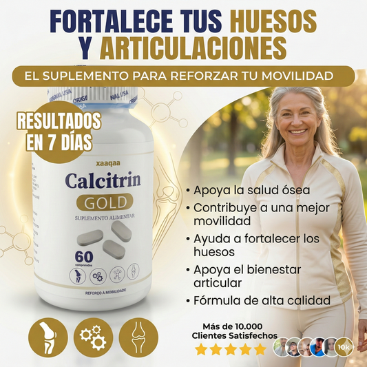 Calcitrin Gold - Recupera Tu Movilidad de forma natural 60 Caps