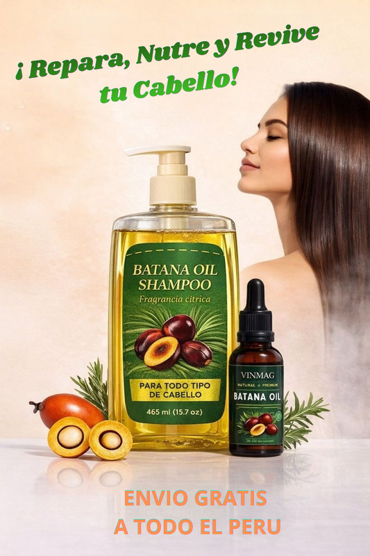 💆🏻‍♀️¡NUEVO! SHAMPOO Y ACEITE DE BATANA/ TRATAMIENTO CAPILAR🔥2X1