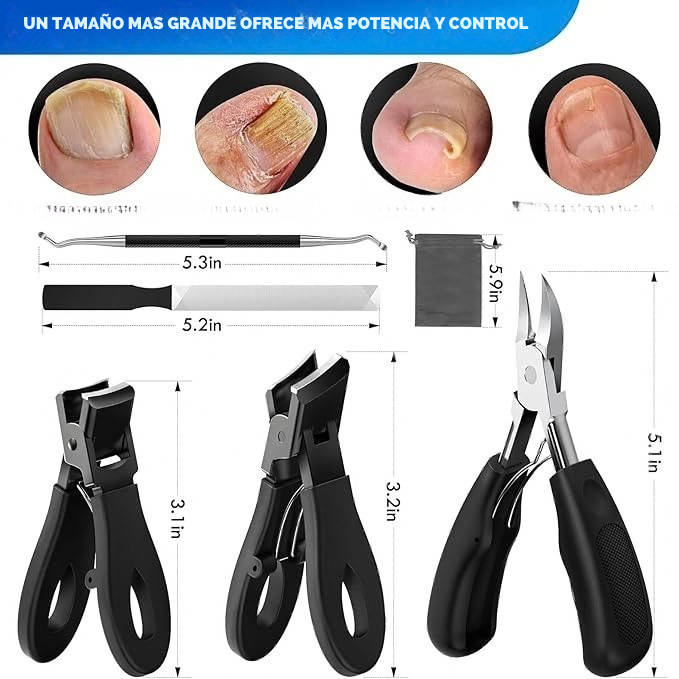 Podocut®  – Kit Profesional para Uñas Difíciles 👣- 6PCS