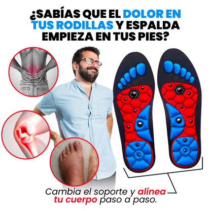 Par de Plantillas Magnéticas de Acupresión Pro+™