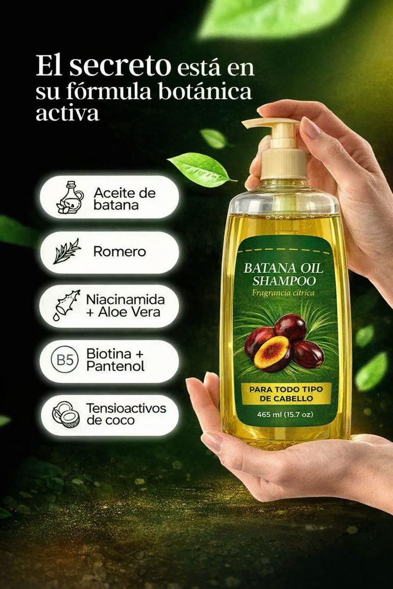 💆🏻‍♀️¡NUEVO! SHAMPOO Y ACEITE DE BATANA/ TRATAMIENTO CAPILAR🔥2X1