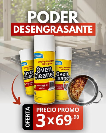 PACK 3 x1 QUITAGRASA  OVEN CLEANER + REGALO INYECTOR DE ADEREZO 🎁
