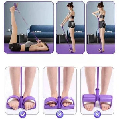 BANDA ELASTICA CON PEDAL – Fortalece tu Cuerpo Desde Casa 🏠