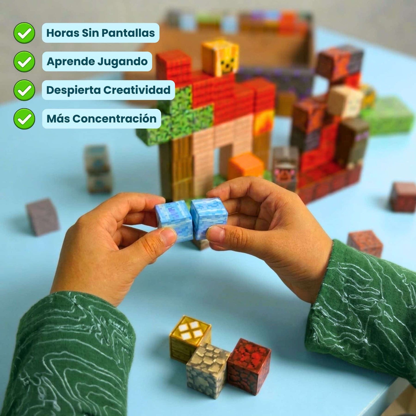 MineBlocks™ – Construye Sin Límites- Horas de juego real, sin pantallas📱