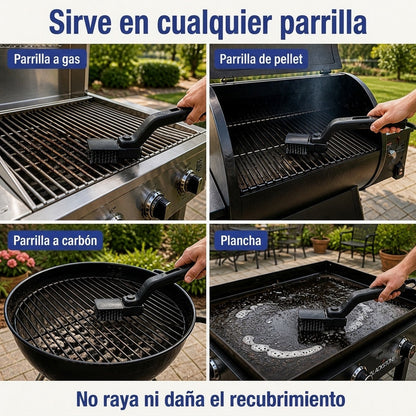 🥇 GrillClean Pro™ Cepillo Electrico - Limpia tu parrilla en segundos”