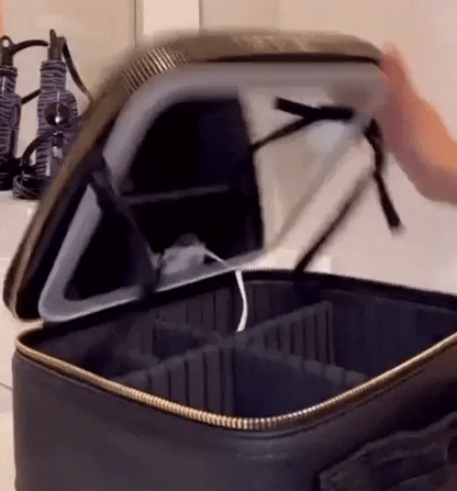 Organizador de Maquillaje Portátil + Espejo LED + ENVIO GRATIS🎁