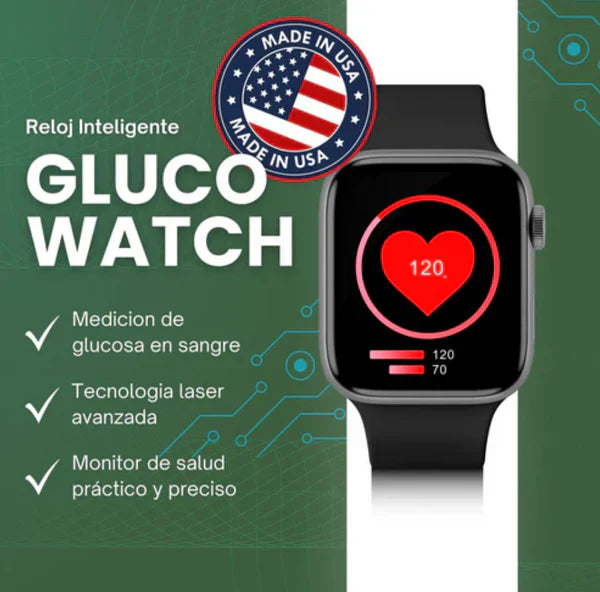 GLUCOWATCH PLUS - RELOJ INTELIGENTE MEDIDOR DE GLUCOSA + REGALO SORPRESA 🎁