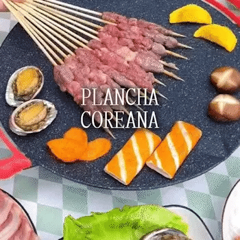 Plancha Coreana Antiadherente 34 cm + REGALO Sorpresa🎁
